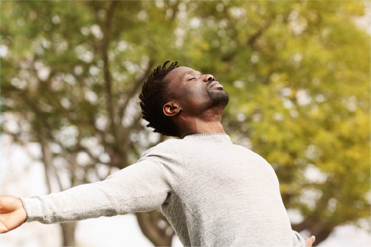 improved breathing and relief during allergy season outdoors